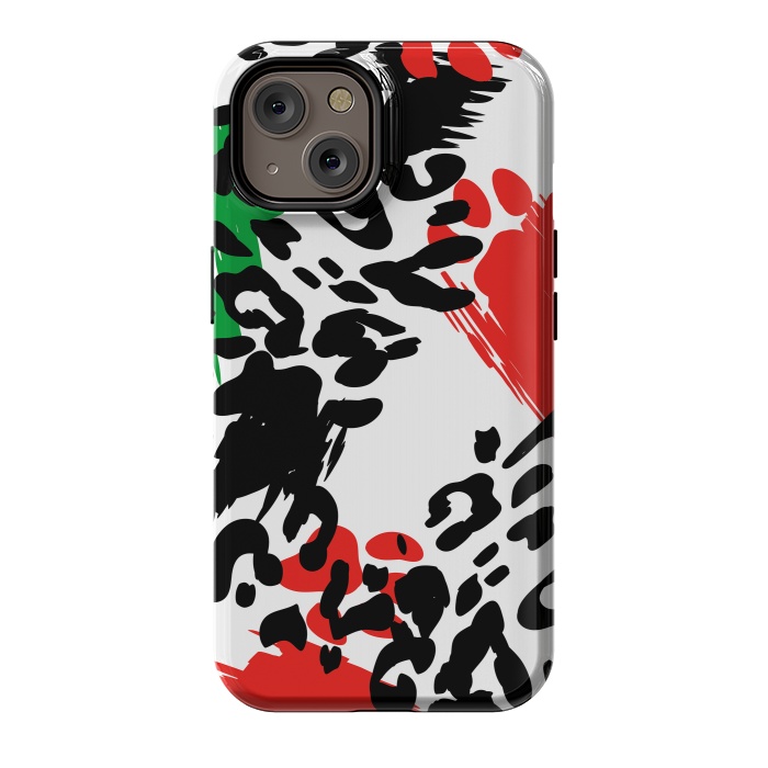 iPhone 14 StrongFit colorful anima print by haroulita