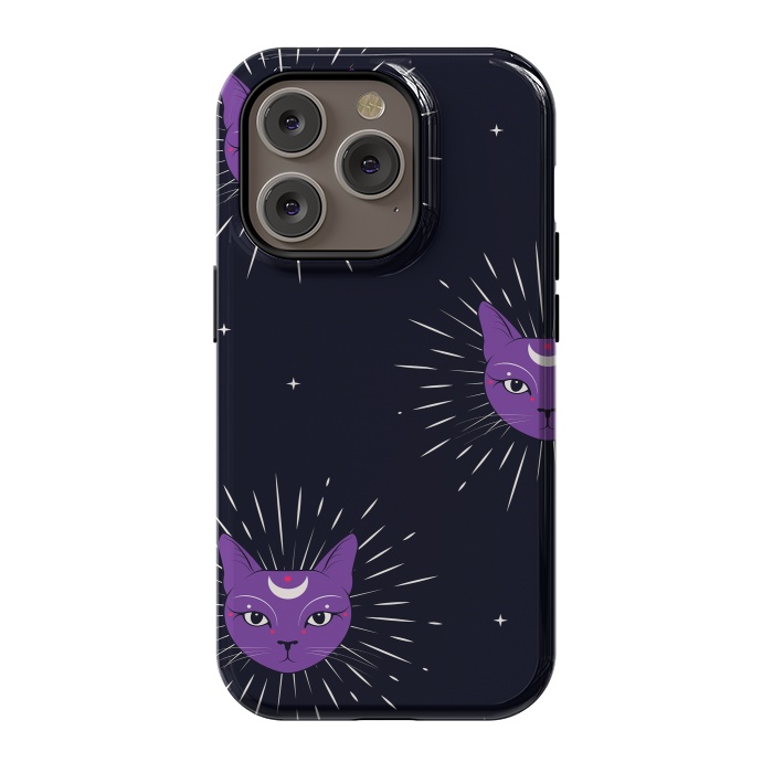 iPhone 14 Pro StrongFit magic cats by haroulita
