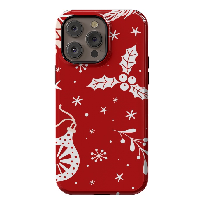 iPhone 14 Pro max StrongFit christmas pattern by haroulita
