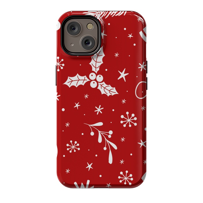 iPhone 14 StrongFit christmas pattern by haroulita