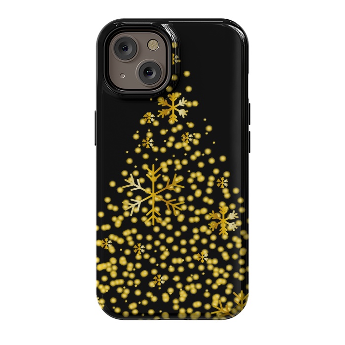 iPhone 14 StrongFit golden christmas tree by haroulita