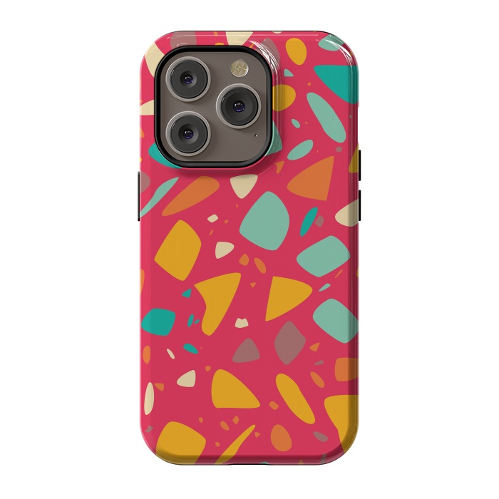 iPhone 14 Pro StrongFit Terrazzo 043 by Jelena Obradovic