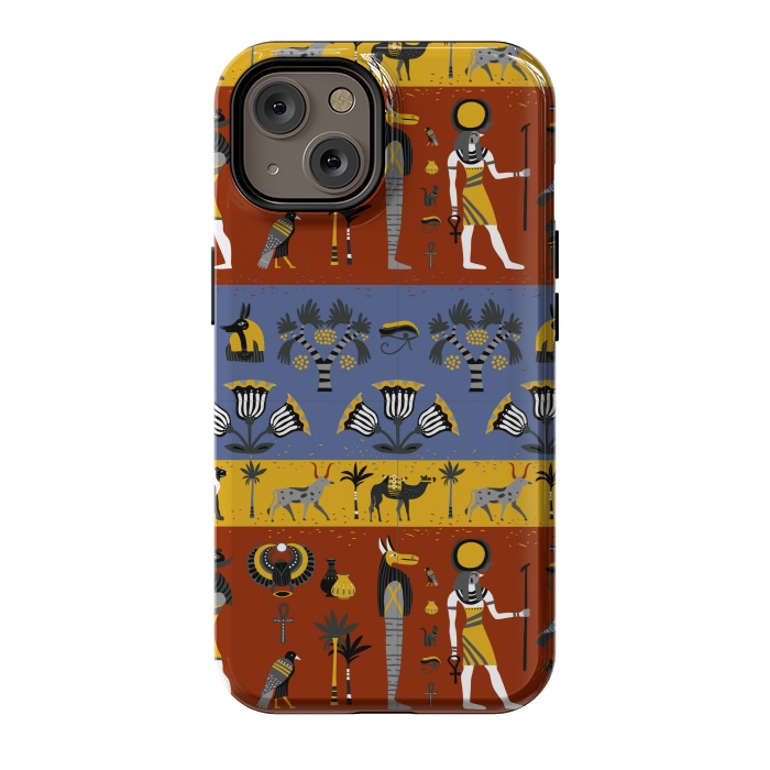 iPhone 14 StrongFit african pattern 4  by MALLIKA