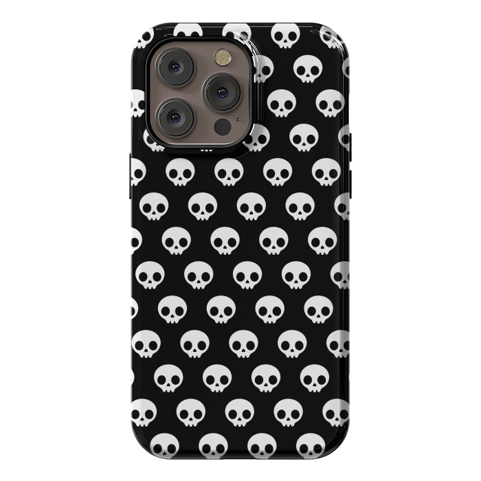 iPhone 14 Pro max StrongFit Cute skulls by Laura Nagel