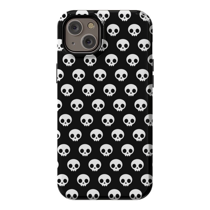 iPhone 14 Plus StrongFit Cute skulls by Laura Nagel