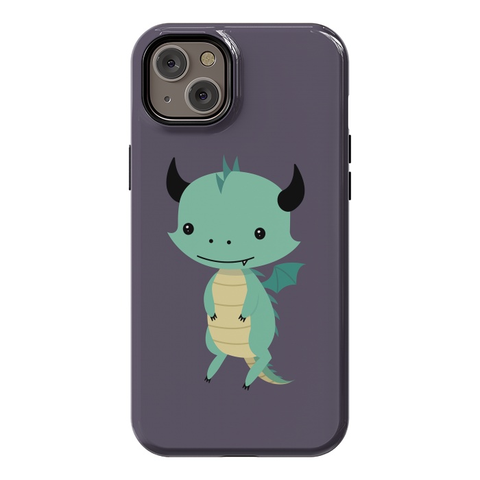 iPhone 14 Plus StrongFit Cute dragon by Laura Nagel