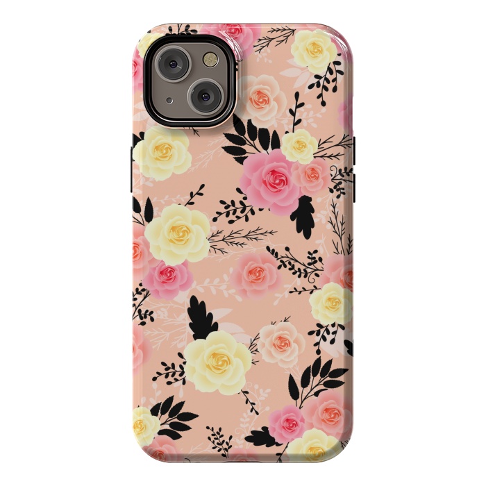 iPhone 14 Plus StrongFit Roses pattern by Jms