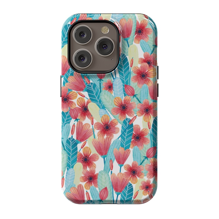 iPhone 14 Pro StrongFit Delightful Daisies by gingerlique