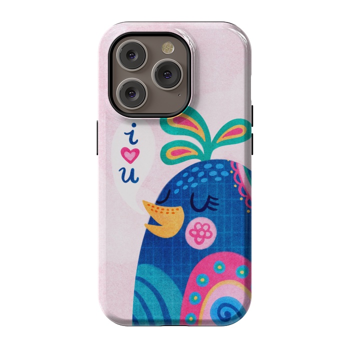 iPhone 14 Pro StrongFit I Love You Bird by Noonday Design