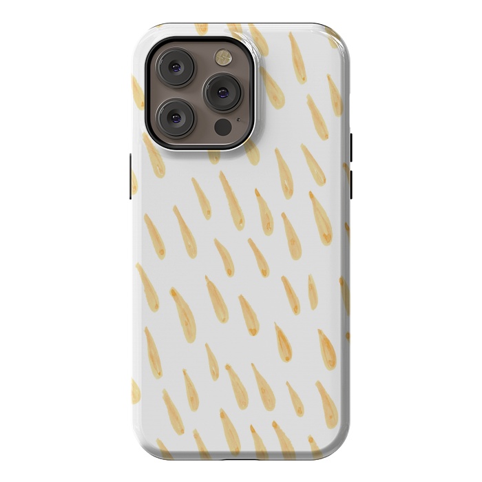 iPhone 14 Pro max StrongFit Yellow Art by Joanna Vog