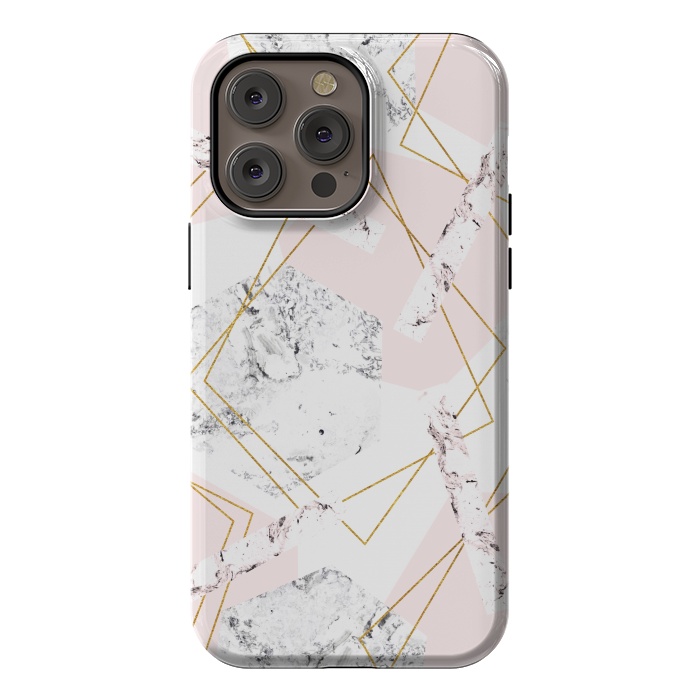 iPhone 14 Pro max StrongFit Marble and abstract frames by Julia Badeeva