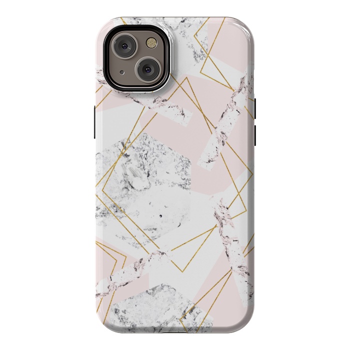 iPhone 14 Plus StrongFit Marble and abstract frames by Julia Badeeva
