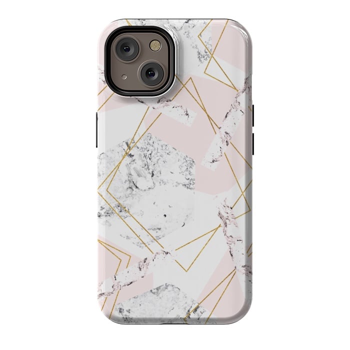 iPhone 14 StrongFit Marble and abstract frames by Julia Badeeva