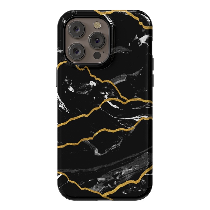 iPhone 14 Pro max StrongFit Marble mountains by Julia Badeeva