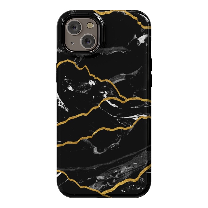 iPhone 14 Plus StrongFit Marble mountains by Julia Badeeva