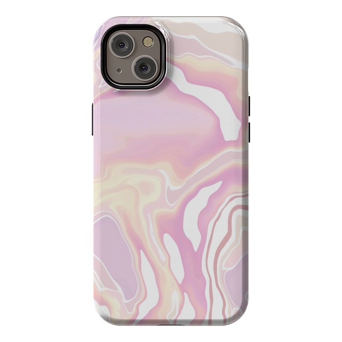 iPhone 14 Plus StrongFit Pink marble art by Jms