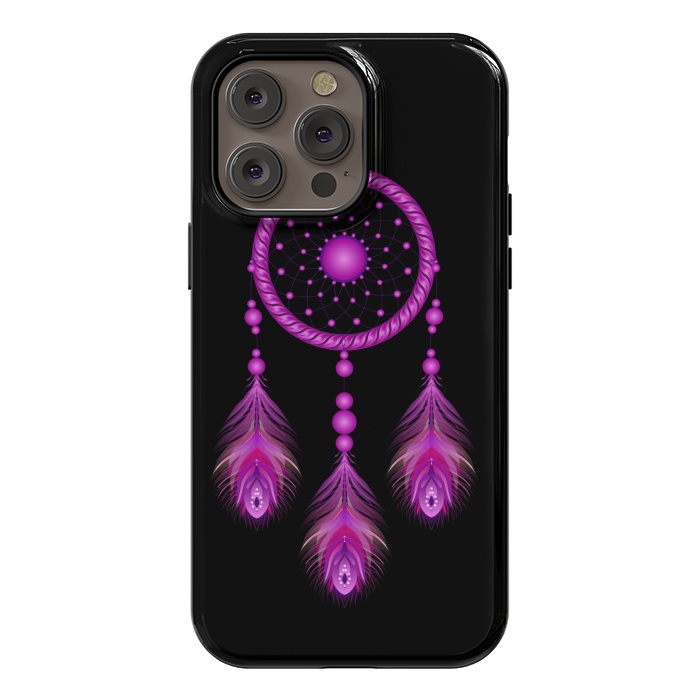 iPhone 14 Pro max StrongFit Pink dream catcher  by Winston
