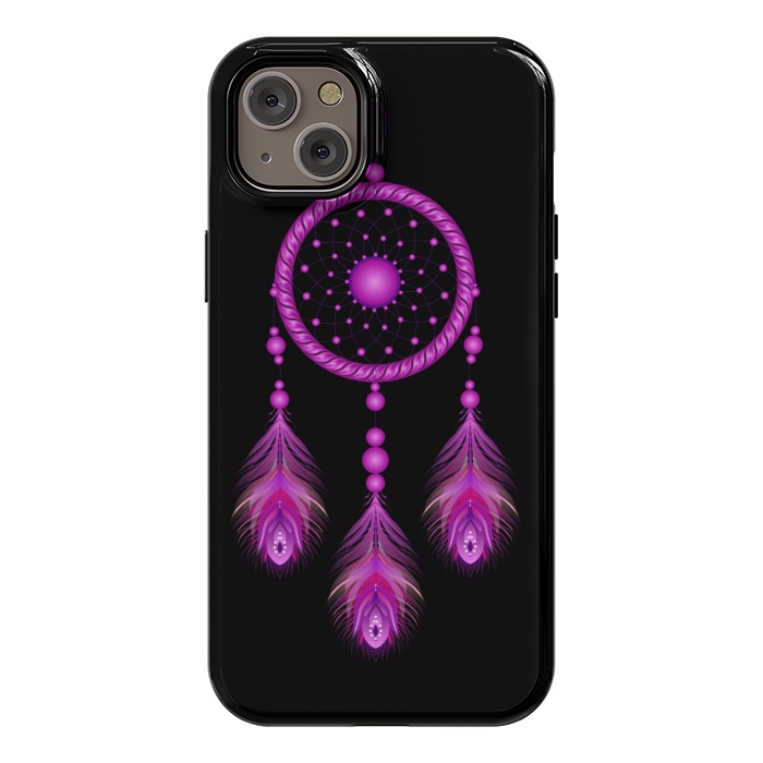iPhone 14 Plus StrongFit Pink dream catcher  by Winston
