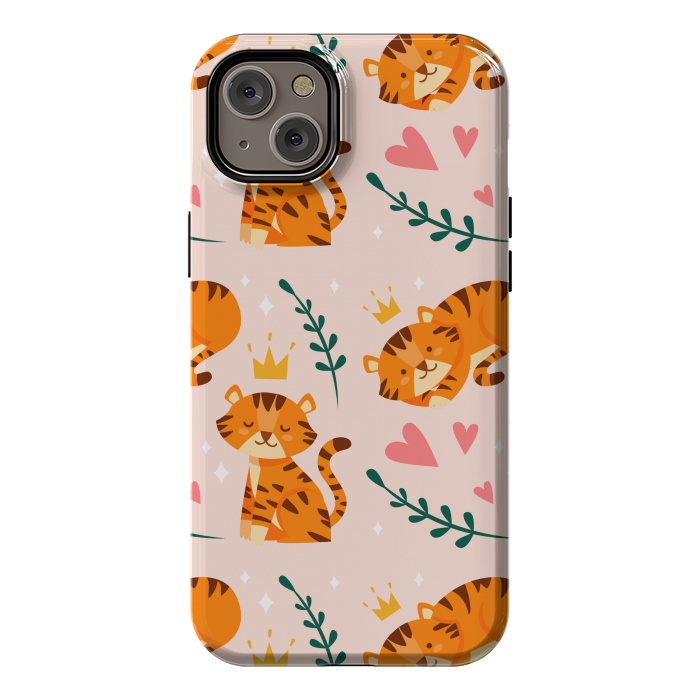 iPhone 14 Plus StrongFit CUTE TIGER PRINT 2  by MALLIKA