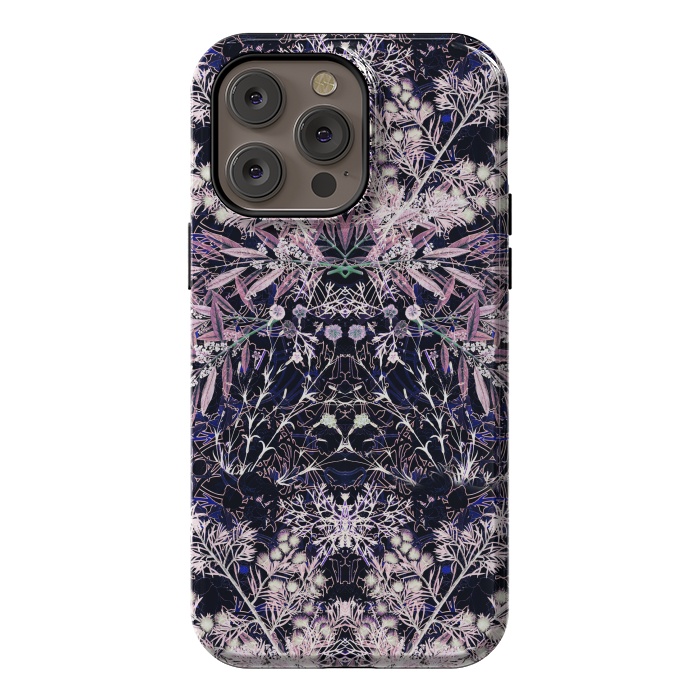 iPhone 14 Pro max StrongFit Vintage wild flowers illustration by Oana 