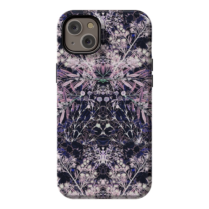 iPhone 14 Plus StrongFit Vintage wild flowers illustration by Oana 
