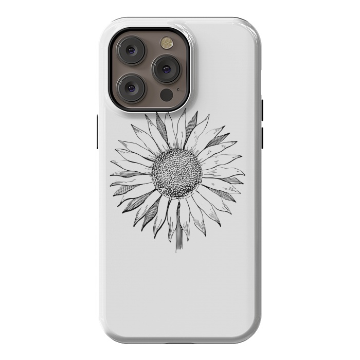 iPhone 14 Pro max StrongFit Sunflower  by Winston