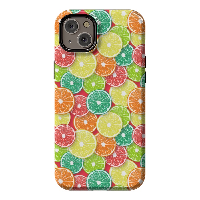 iPhone 14 Plus StrongFit Citrus fruit slices 3 by Katerina Kirilova