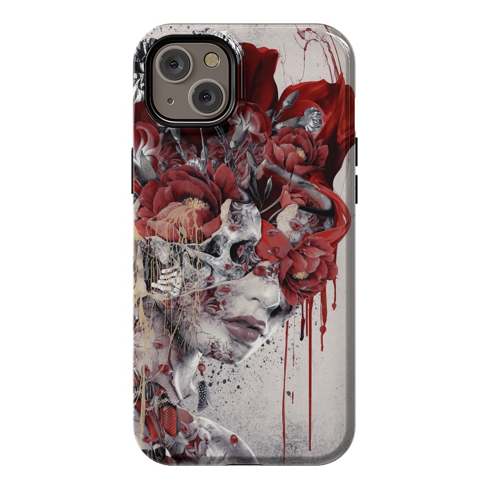 iPhone 14 Plus StrongFit Queen of Skulls by Riza Peker