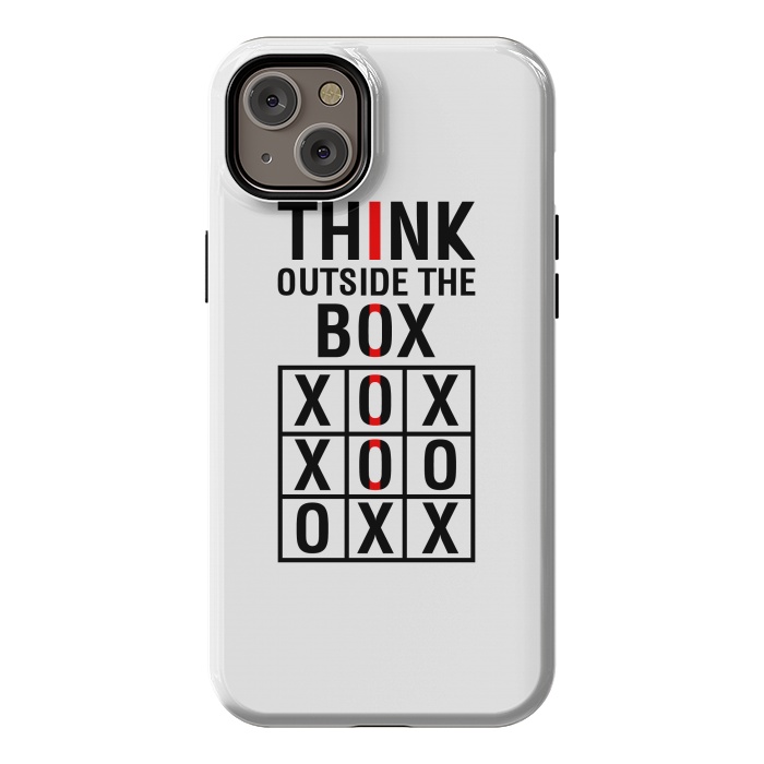 iPhone 14 Plus StrongFit Think Outside The Box by TMSarts