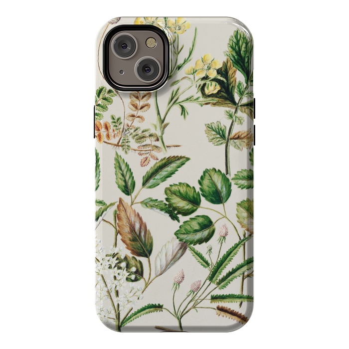 iPhone 14 Plus StrongFit Botanic Collage by Zala Farah
