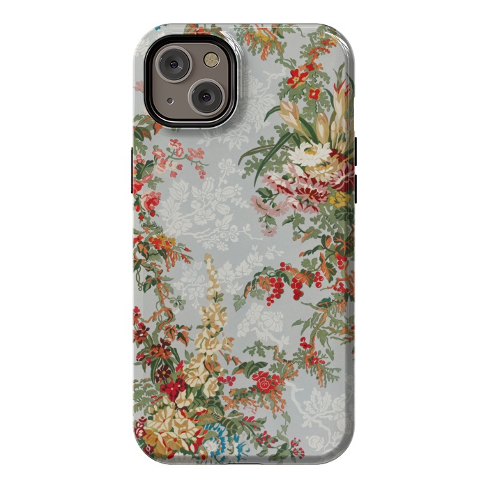 iPhone 14 Plus StrongFit Industrial Floral Print by Zala Farah