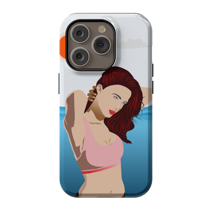 iPhone 14 Pro StrongFit Ocean Bath by Creativeaxle