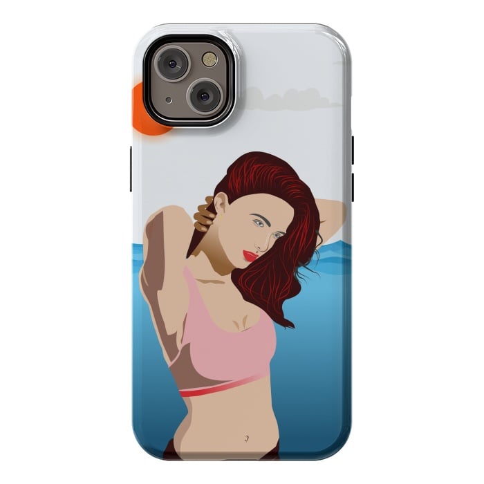 iPhone 14 Plus StrongFit Ocean Bath by Creativeaxle