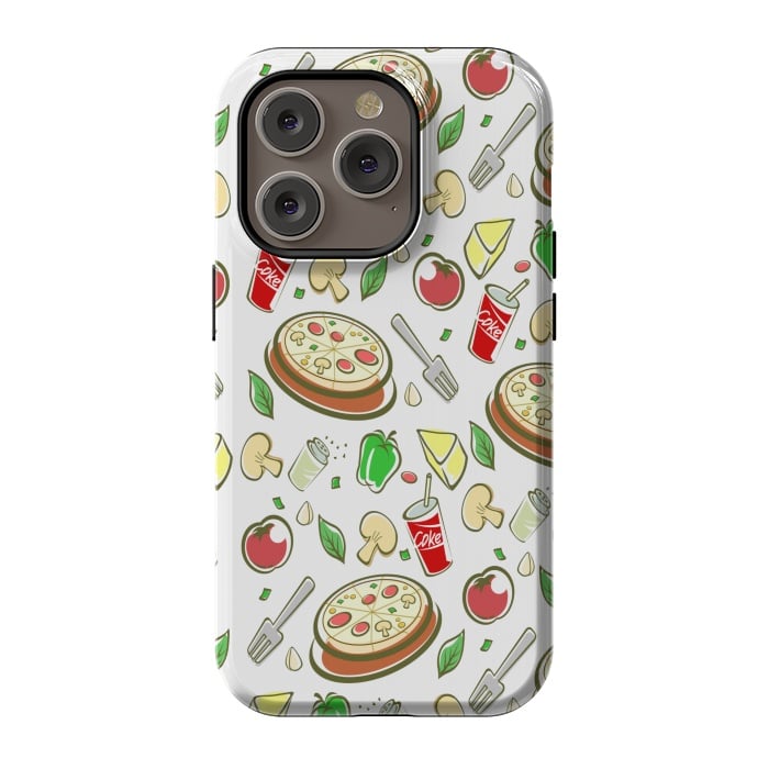 iPhone 14 Pro StrongFit pizza is love 3  by MALLIKA