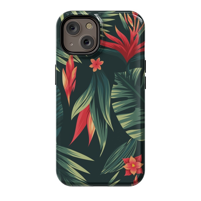 iPhone 14 StrongFit tropical blossom by haroulita