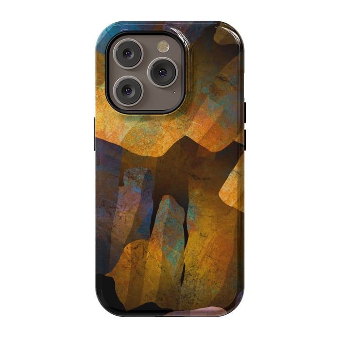 iPhone 14 Pro StrongFit The gold cave by Steve Wade (Swade)