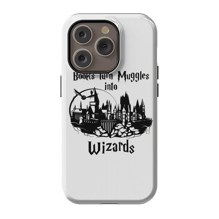 iPhone 14 Pro StrongFit Books turn muggles into wizards  by Winston