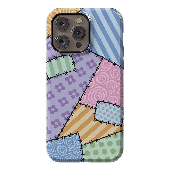 iPhone 14 Pro max StrongFit Patchwork by Laura Nagel