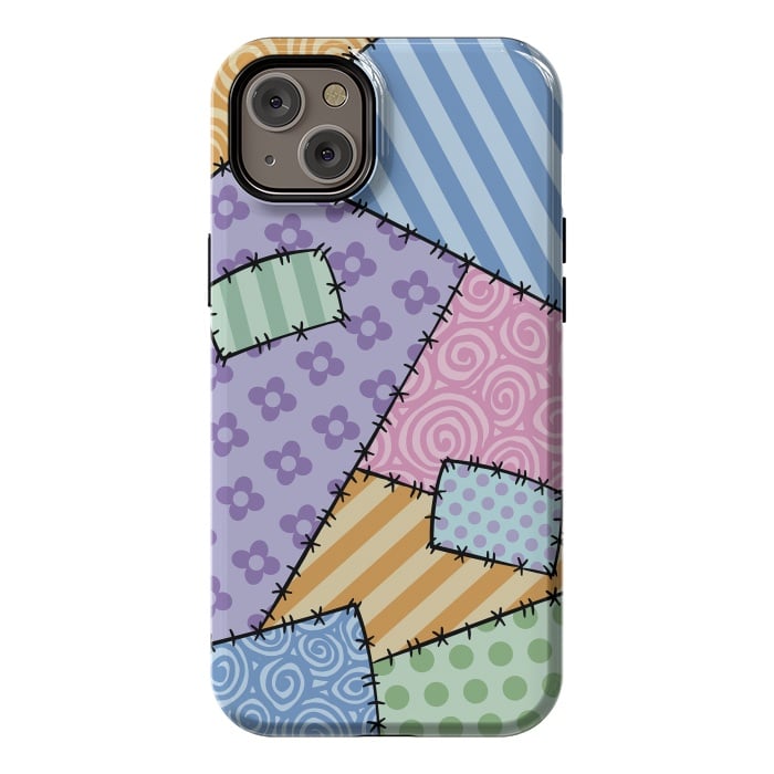iPhone 14 Plus StrongFit Patchwork by Laura Nagel