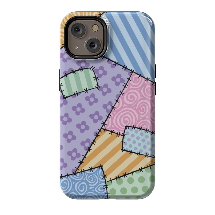 iPhone 14 StrongFit Patchwork by Laura Nagel
