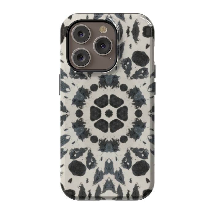 iPhone 14 Pro StrongFit Tribal cream by Nina Leth