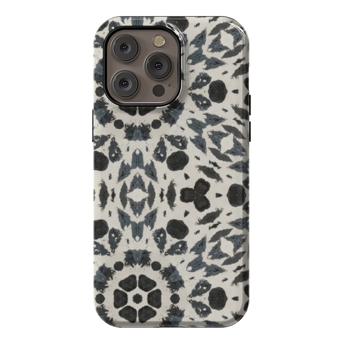 iPhone 14 Pro max StrongFit Tribal cream by Nina Leth