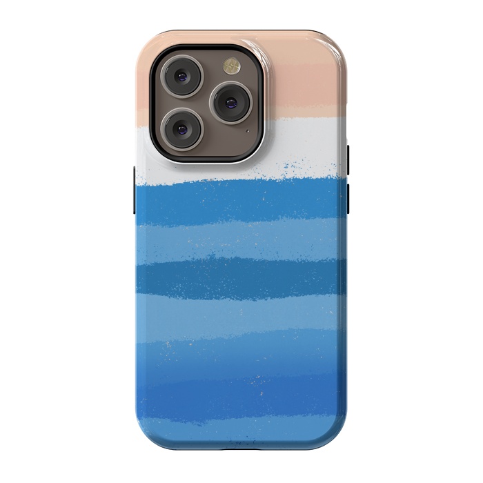 iPhone 14 Pro StrongFit The calm painted waves by Steve Wade (Swade)