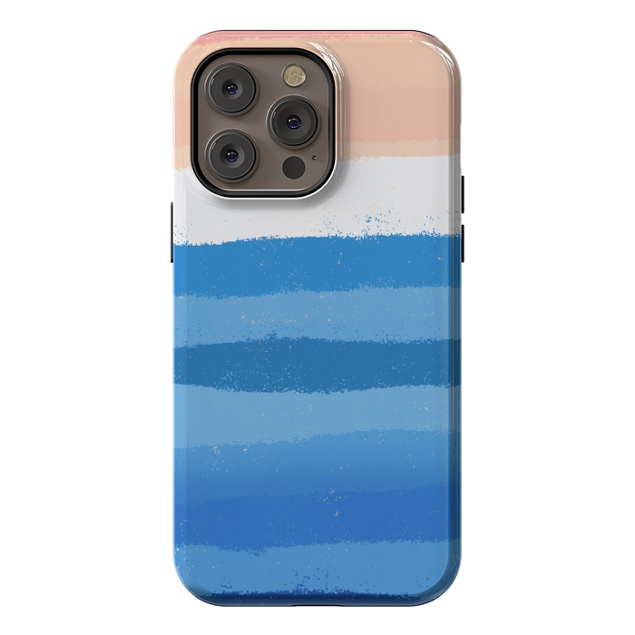 iPhone 14 Pro max StrongFit The calm painted waves by Steve Wade (Swade)