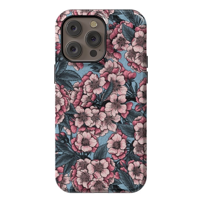 iPhone 14 Pro max StrongFit Cherry blossom by Katerina Kirilova