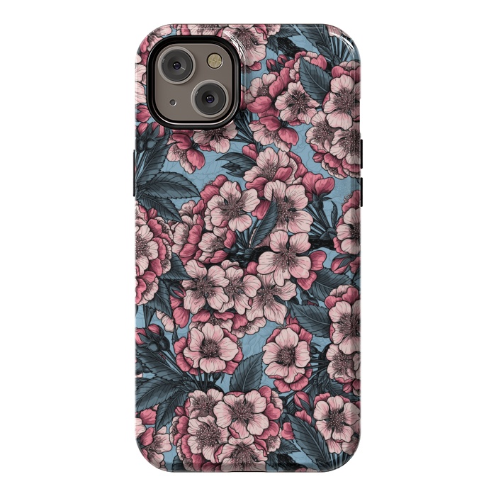 iPhone 14 Plus StrongFit Cherry blossom by Katerina Kirilova