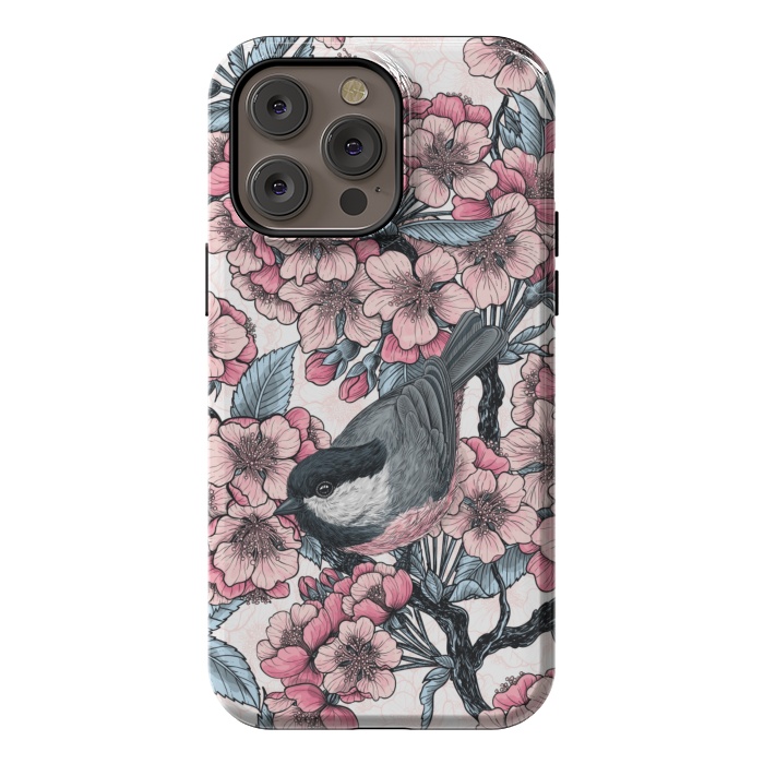 iPhone 14 Pro max StrongFit Chickadee garden 2 by Katerina Kirilova
