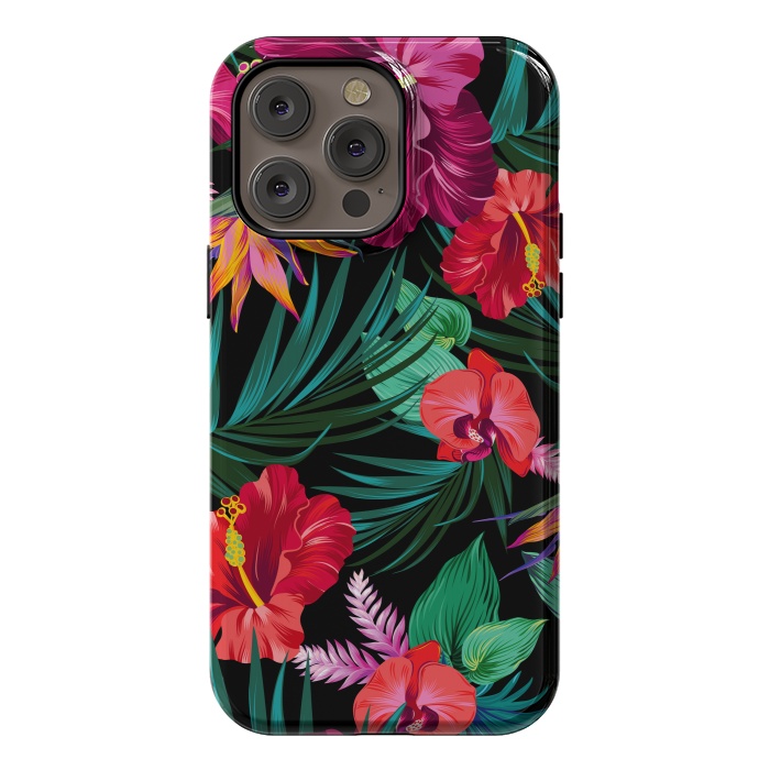 iPhone 14 Pro max StrongFit Exotic Flowers by ArtsCase