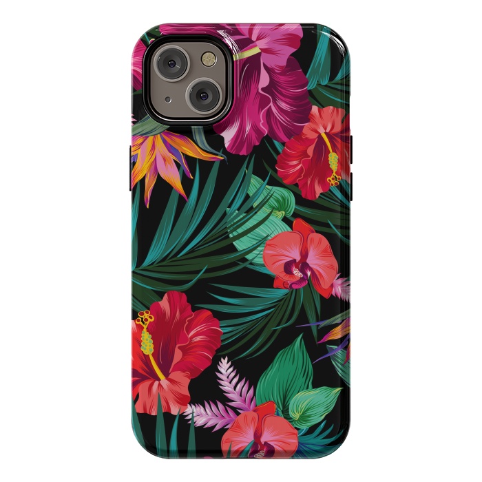 iPhone 14 Plus StrongFit Exotic Flowers by ArtsCase