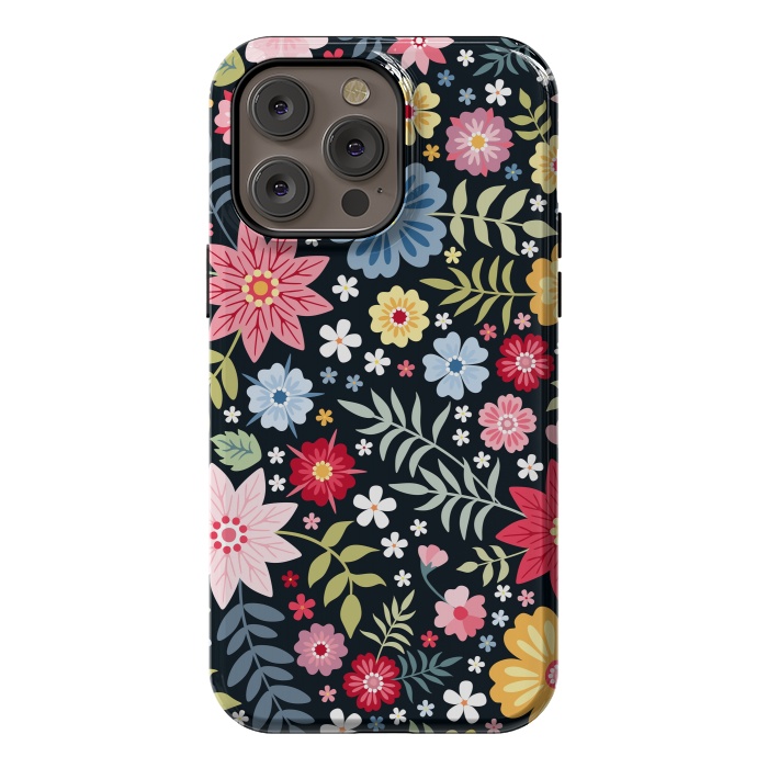 iPhone 14 Pro max StrongFit Floral Pattern Design XXXX by ArtsCase
